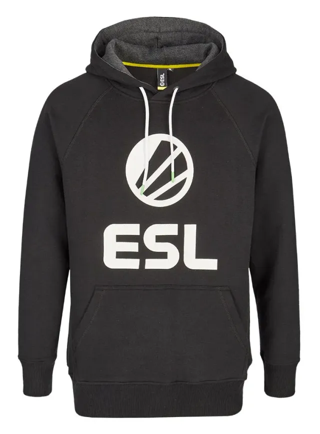 ESL Gaming Classic Pullover Hoodie hanorac negru bumbac