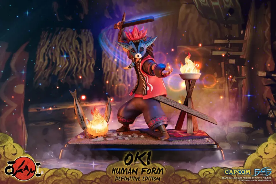 First 4 Figures Okami Oki Human statuetă Definitive Edition