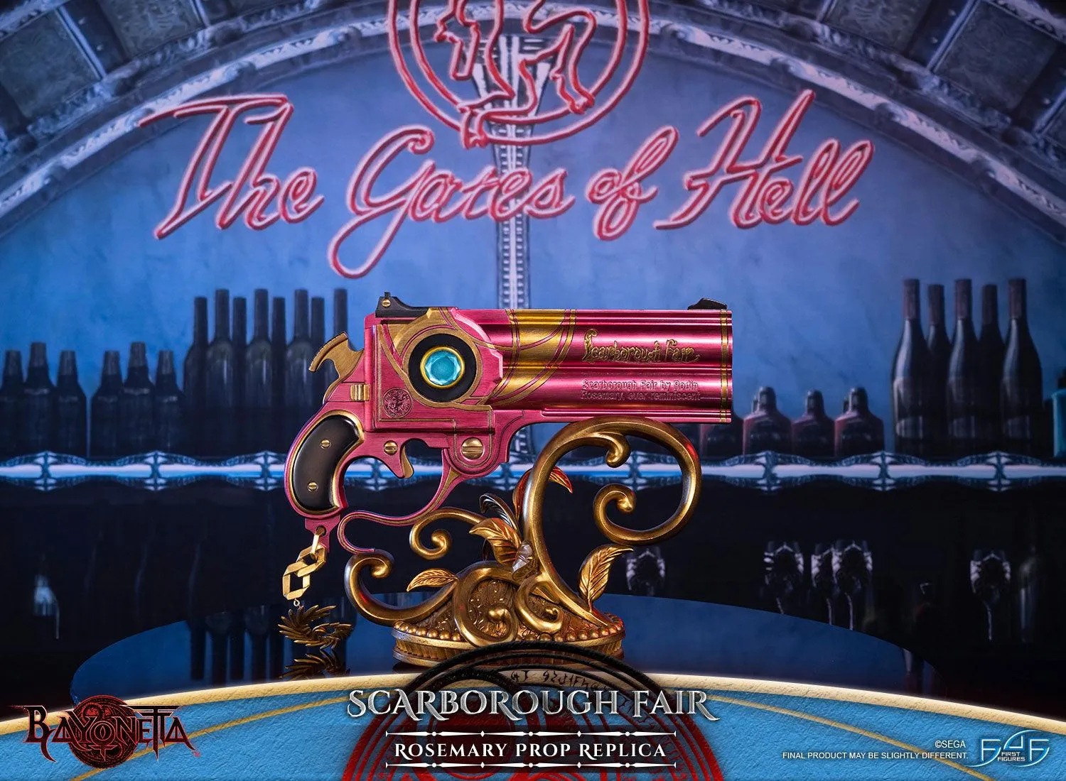 First 4 Figures Bayonetta Rosemary replică pistol Standard Edition rășină