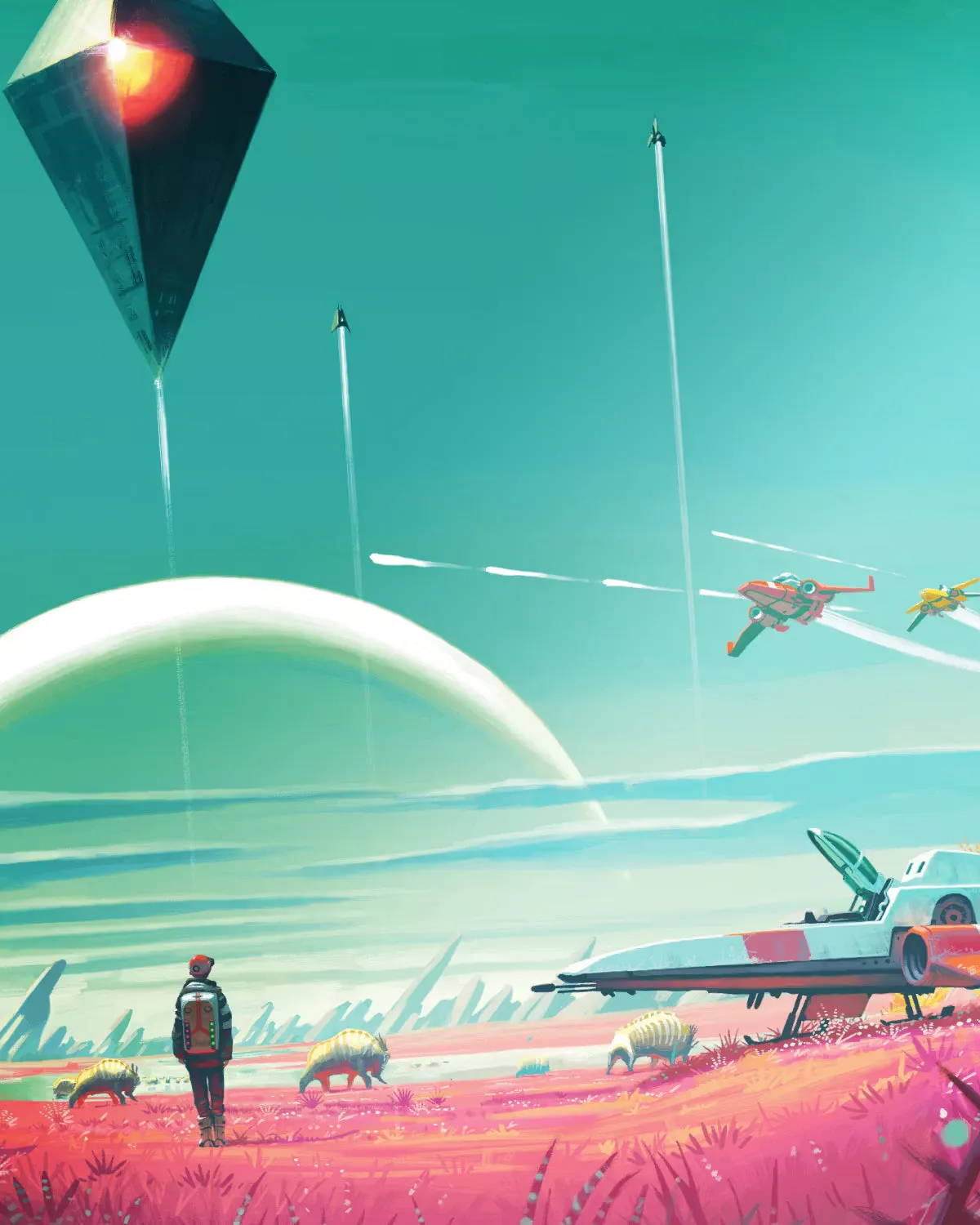 No Man's Sky Launch Poster poster decorativ oficial
