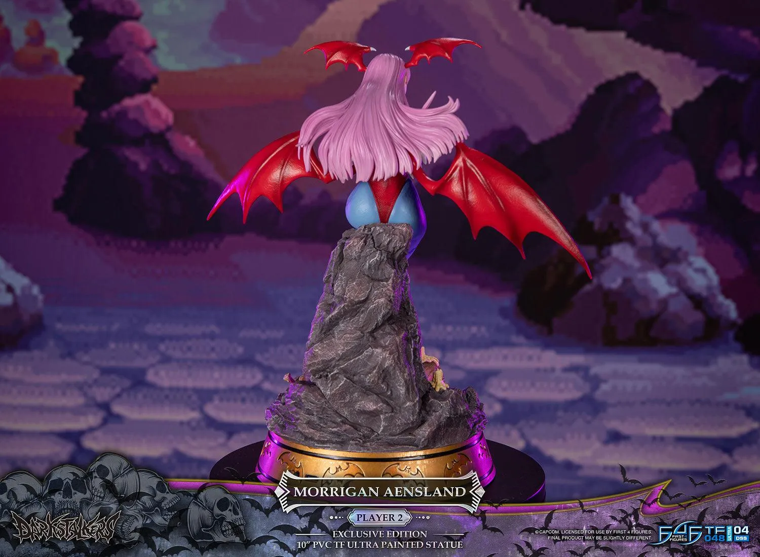 First 4 Figures Darkstalkers Morrigan Player 2 statuetă PVC LED