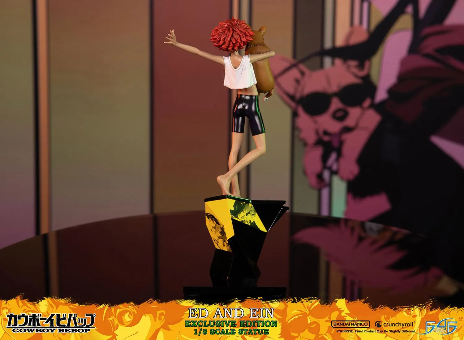 First 4 Figures Cowboy Bebop Ed Ein statueta 1/8 Exclusive