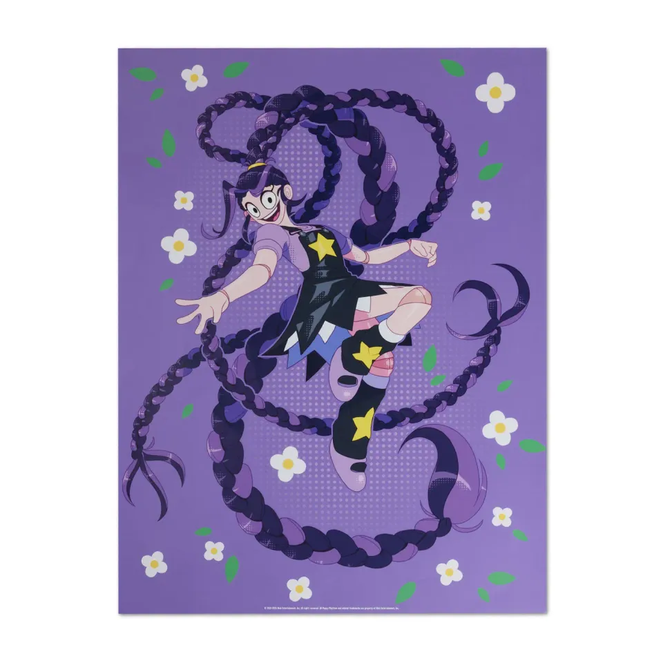 Huggy Wuggy Poppy Playtime Lily Lovebraids poster 46x61cm