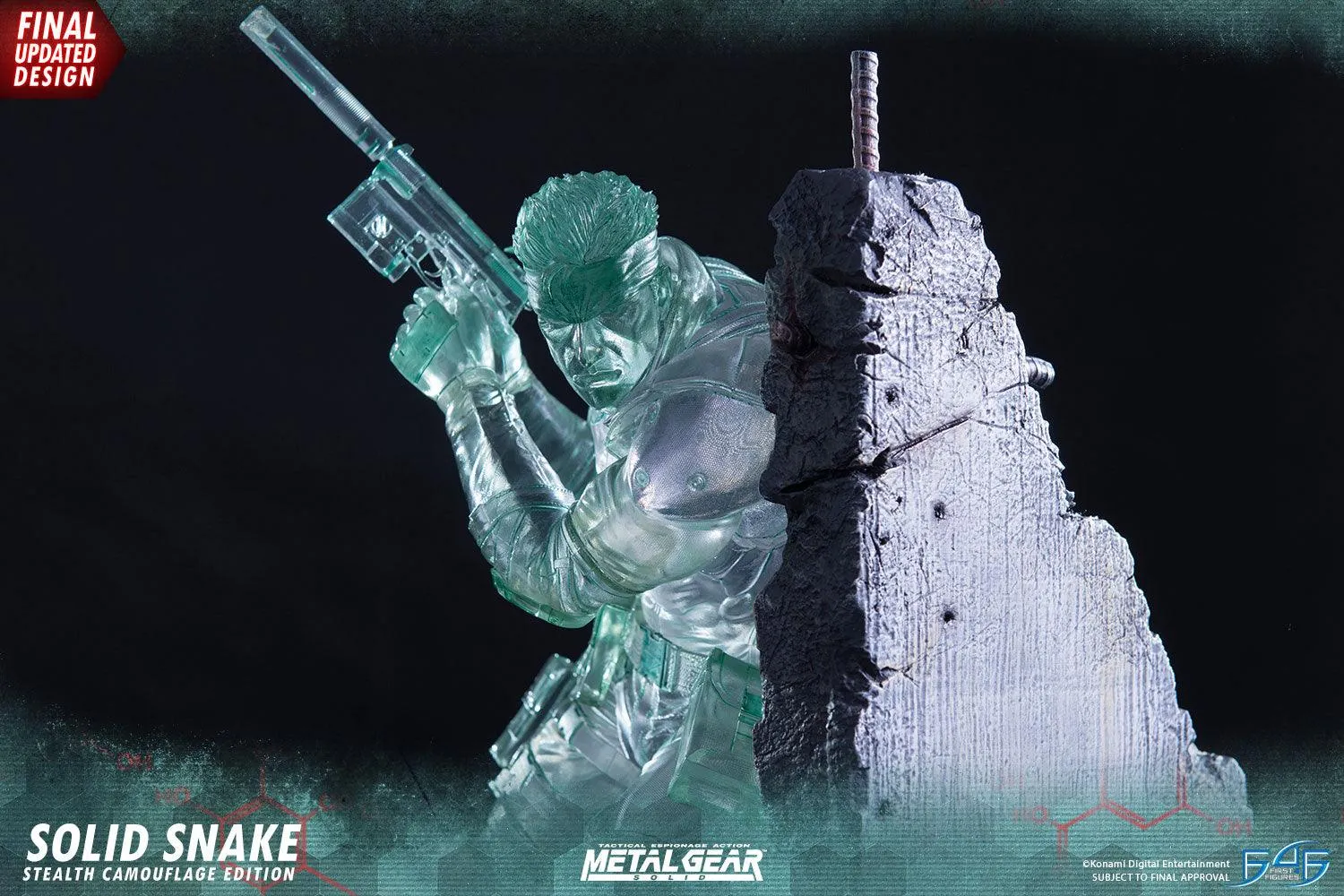 First 4 Figures Metal Gear Solid Snake statueta stealth