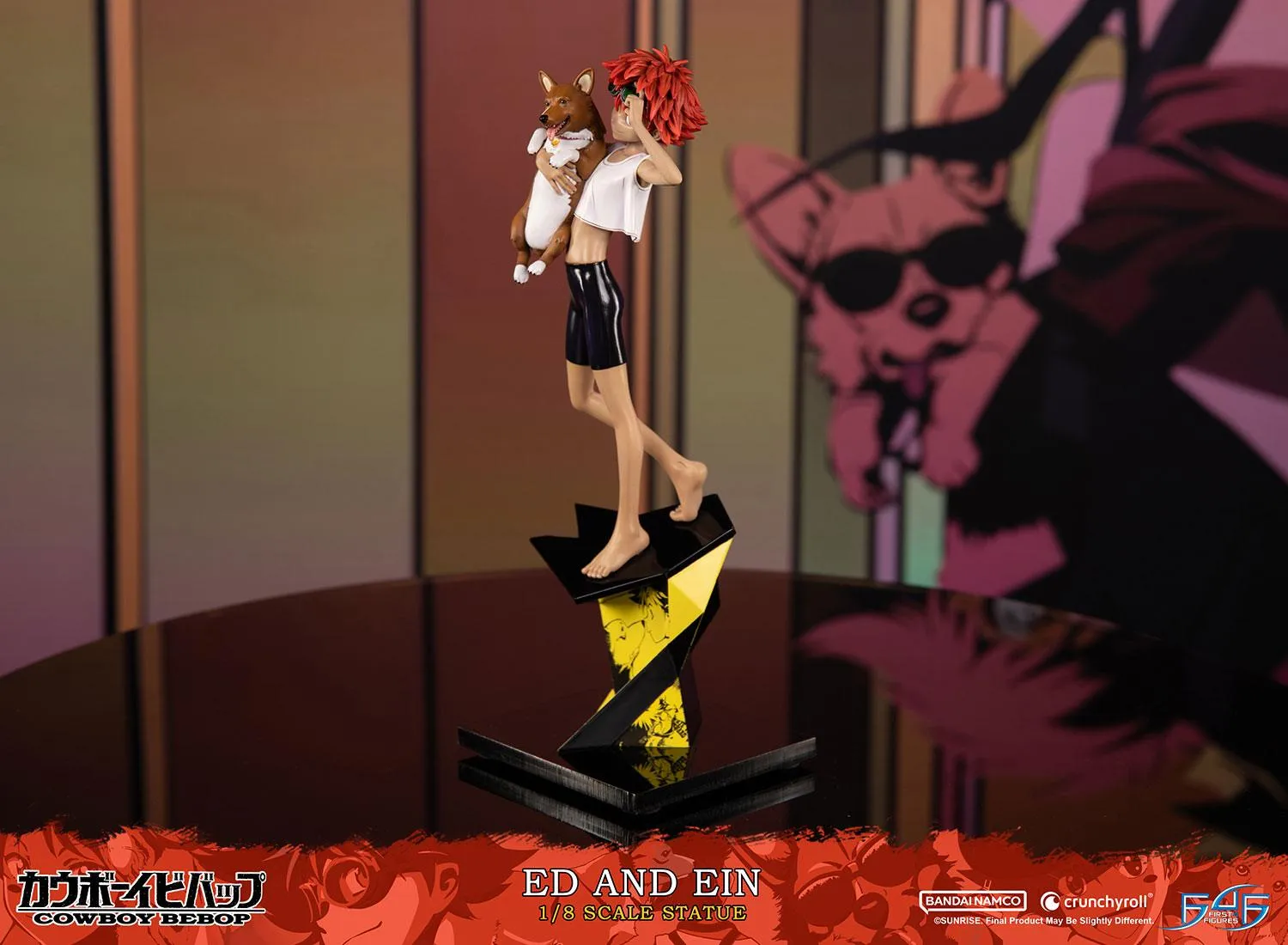 First 4 Figures Cowboy Bebop Ed and Ein figurină 1/8