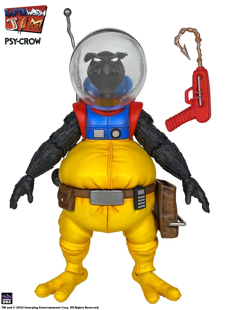 Premium DNA Earthworm Jim Psy-Crow figurina articulata
