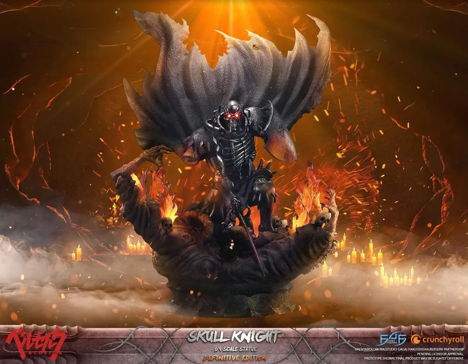 First 4 Figures Berserk Skull Knight Definitive statuetă LED