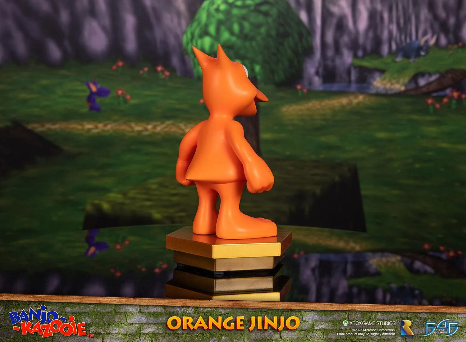 First 4 Figures Banjo-Kazooie Orange Jinjo statuetă rășină 23 cm
