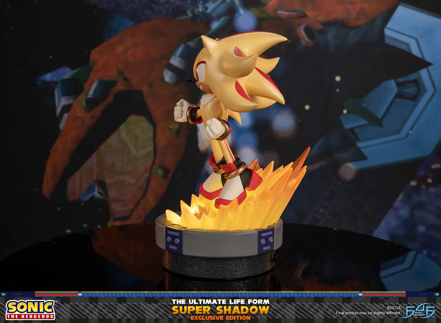 First 4 Figures Sonic Super Shadow statueta Exclusive LED ARK
