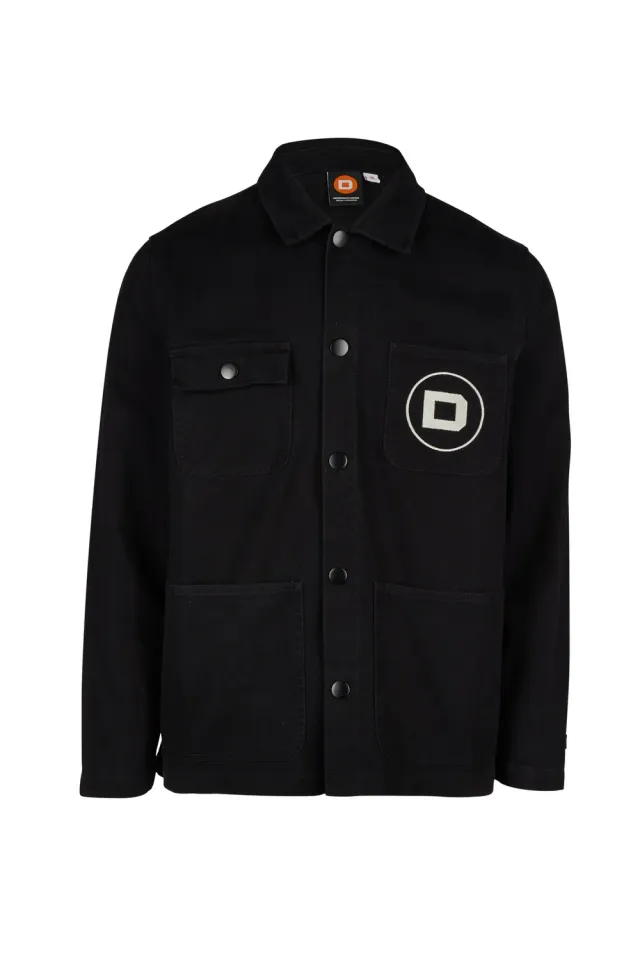 DreamHack Pixel Grind camasa overshirt neagra 100% bumbac