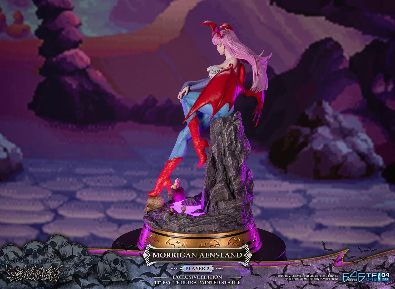 First 4 Figures Darkstalkers Morrigan Player 2 statuetă PVC LED
