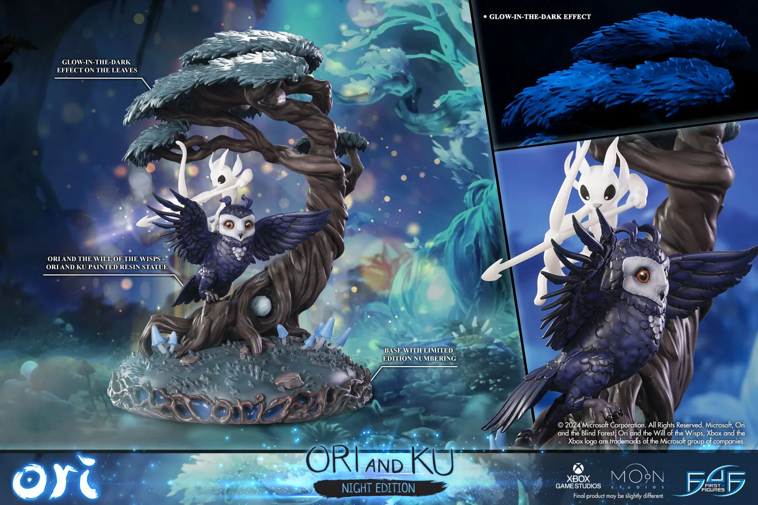 First 4 Figures Ori Ku Night Variation statuetă fosforescentă