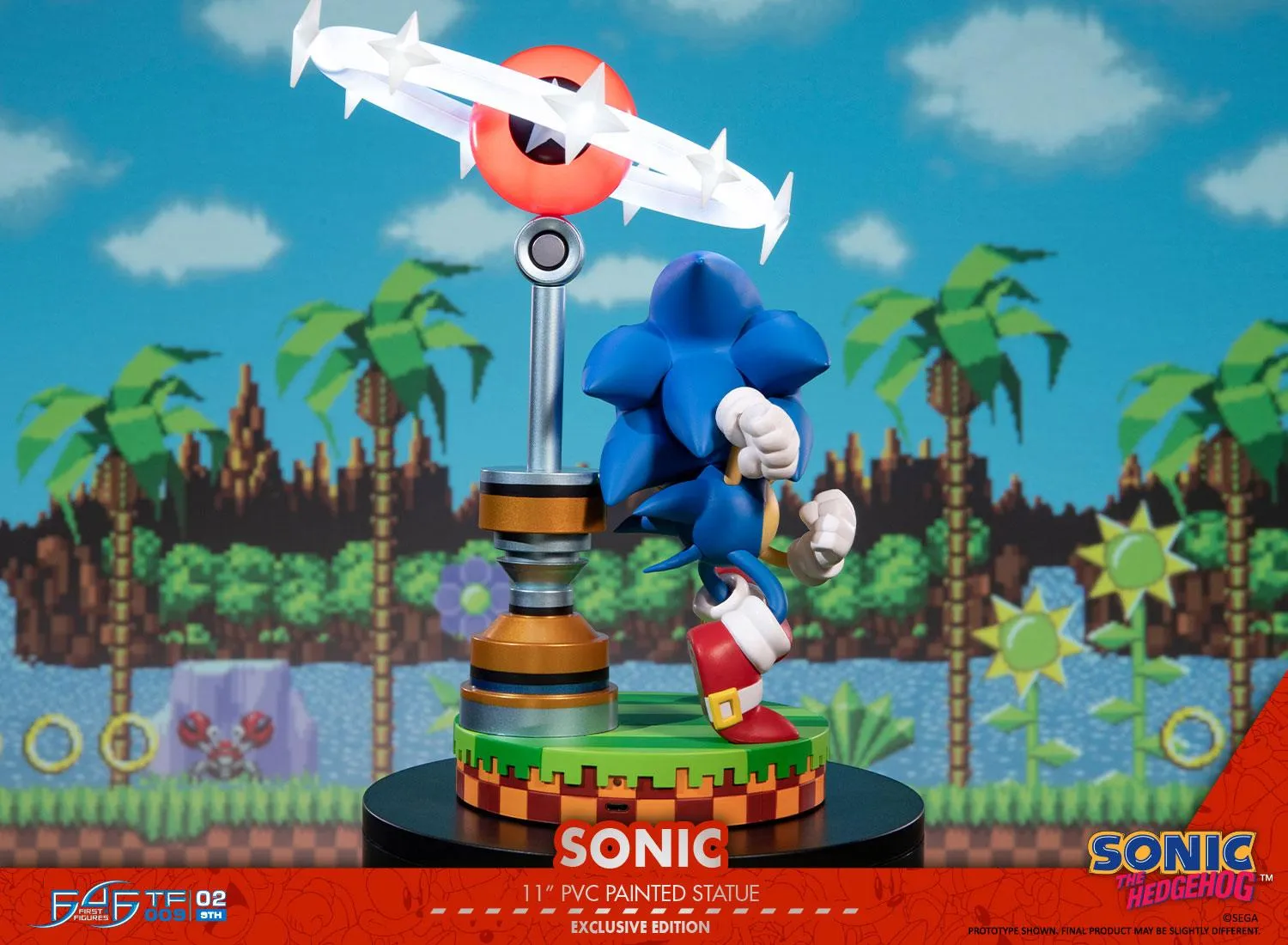 First 4 Figures Sonic Sonic statuetă PVC Exclusive LED 28 cm