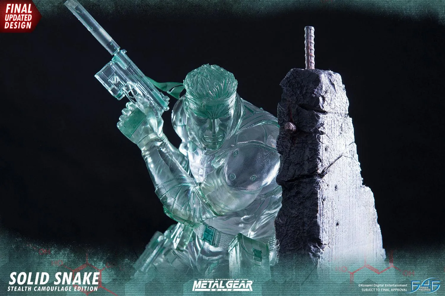 First 4 Figures Metal Gear Solid Snake statueta stealth