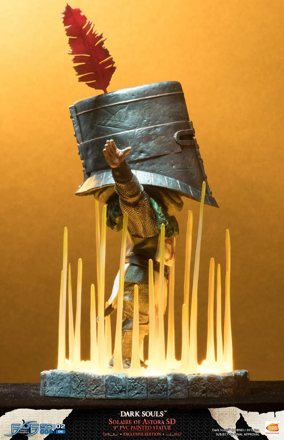 First 4 Figures Dark Souls Solaire SD statuetă Exclusive LED 23 cm