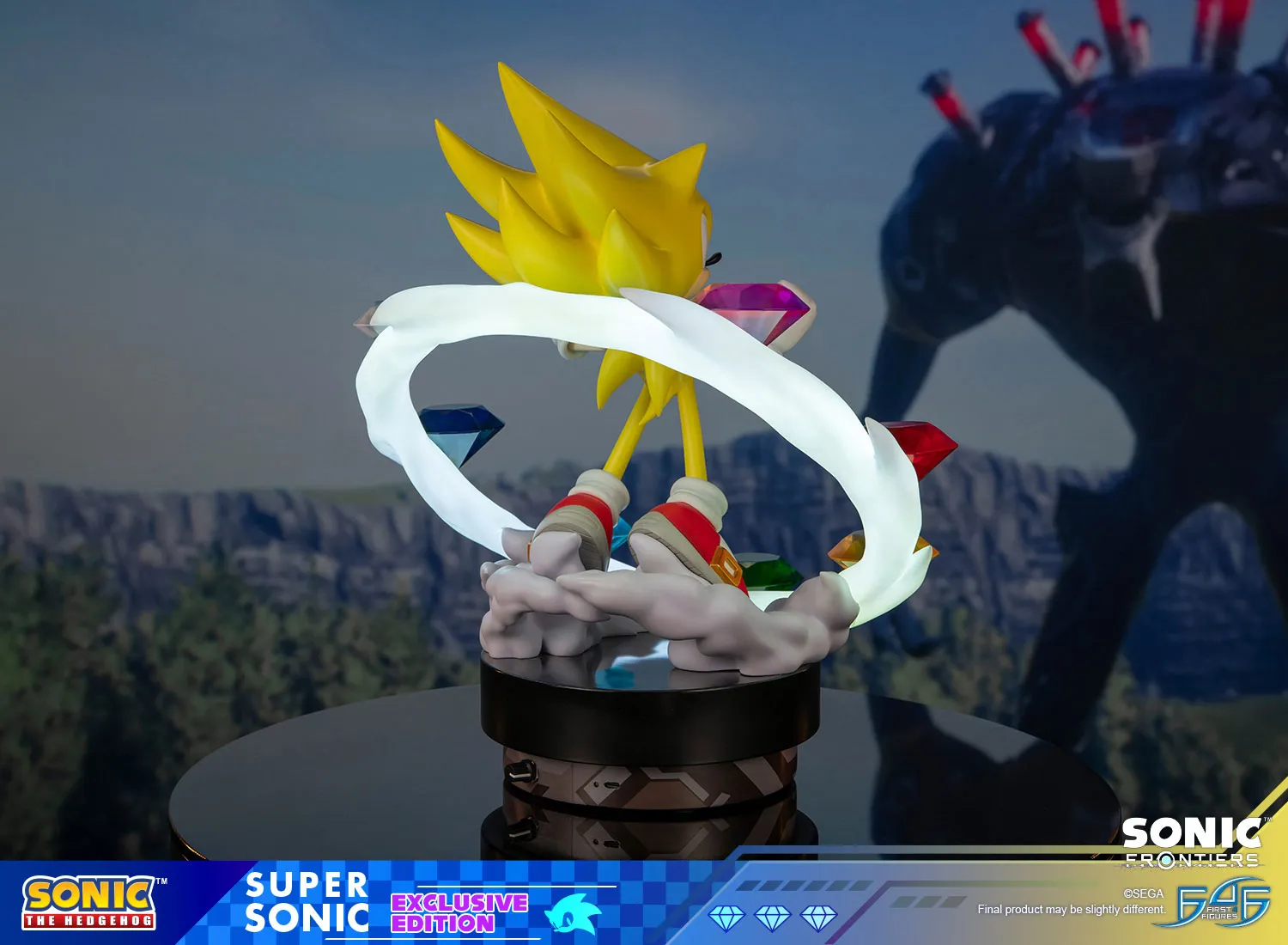 First 4 Figures Sonic Frontiers Super Sonic statuetă Exclusive