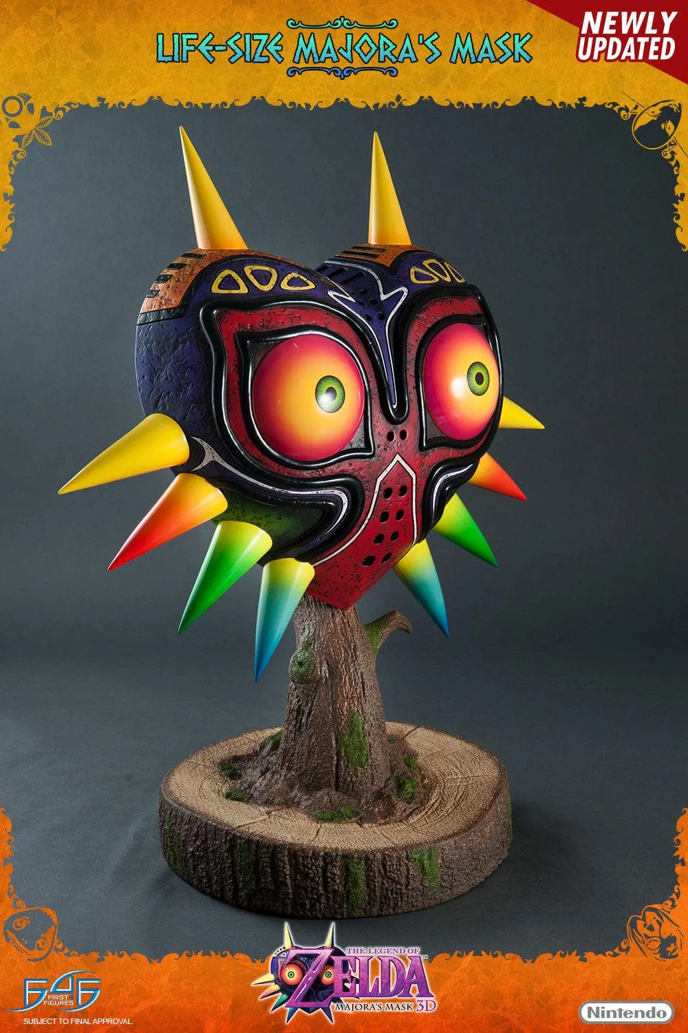 First 4 Figures Zelda Majora's Mask replică life-size 63cm