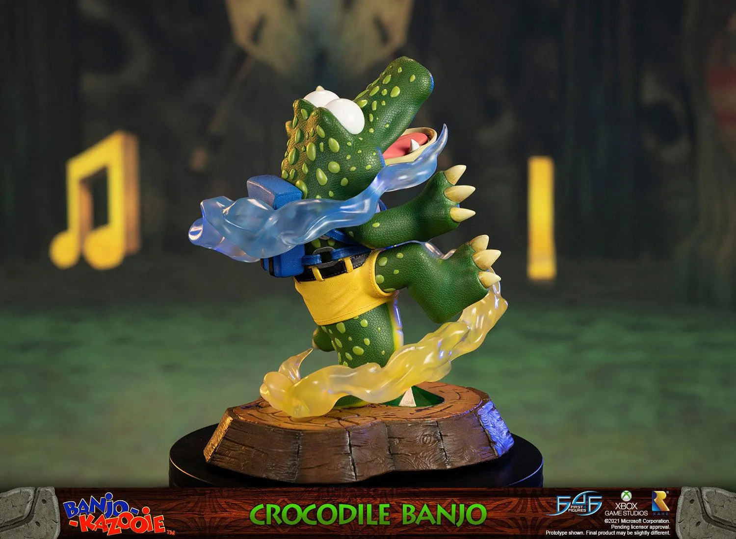 First 4 Figures Banjo-Kazooie Crocodile Banjo statueta rasina