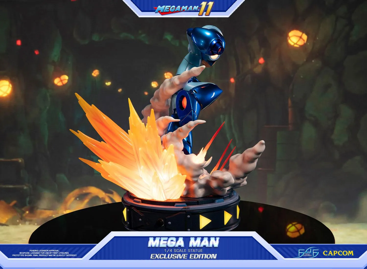 First 4 Figures Mega Man 11 statuetă Exclusive LED rășină