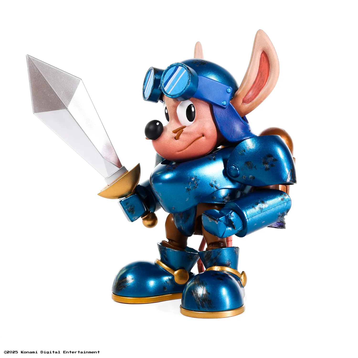 Premium DNA Rocket Knight Sparkster Battle Damage figurina 11cm