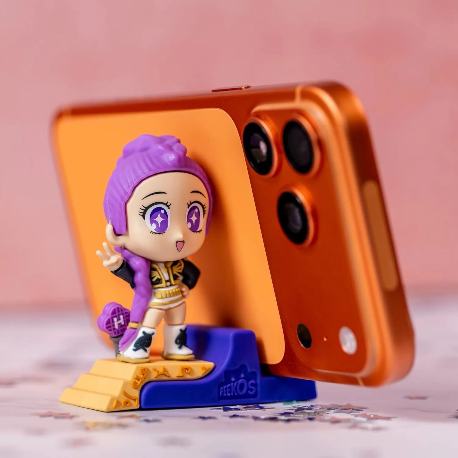 Exquisite Gaming Peekos K-Pop Demon Hunters suport telefon set 6