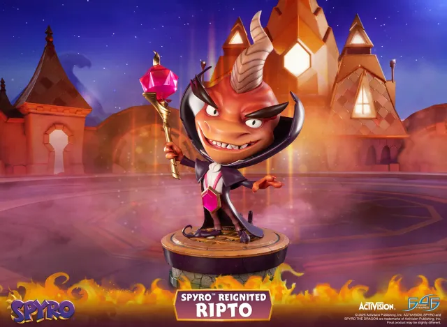 First 4 Figures Spyro Reignited Ripto statuetă rășină 46,5 cm