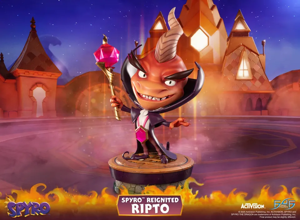 First 4 Figures Spyro Reignited Ripto statuetă rășină 46,5 cm