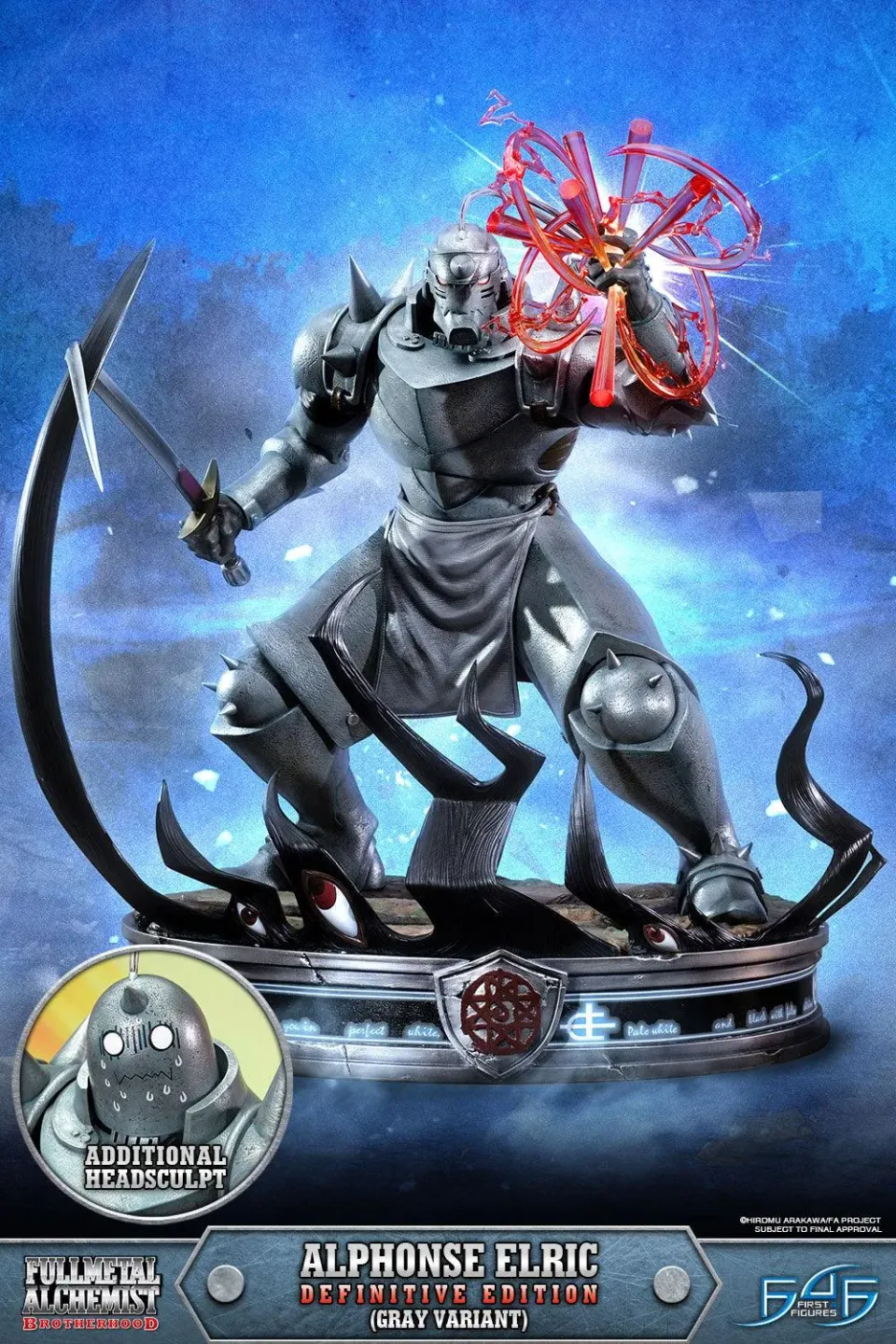 First 4 Figures Fullmetal Alchemist Alphonse Elric statuetă Gray