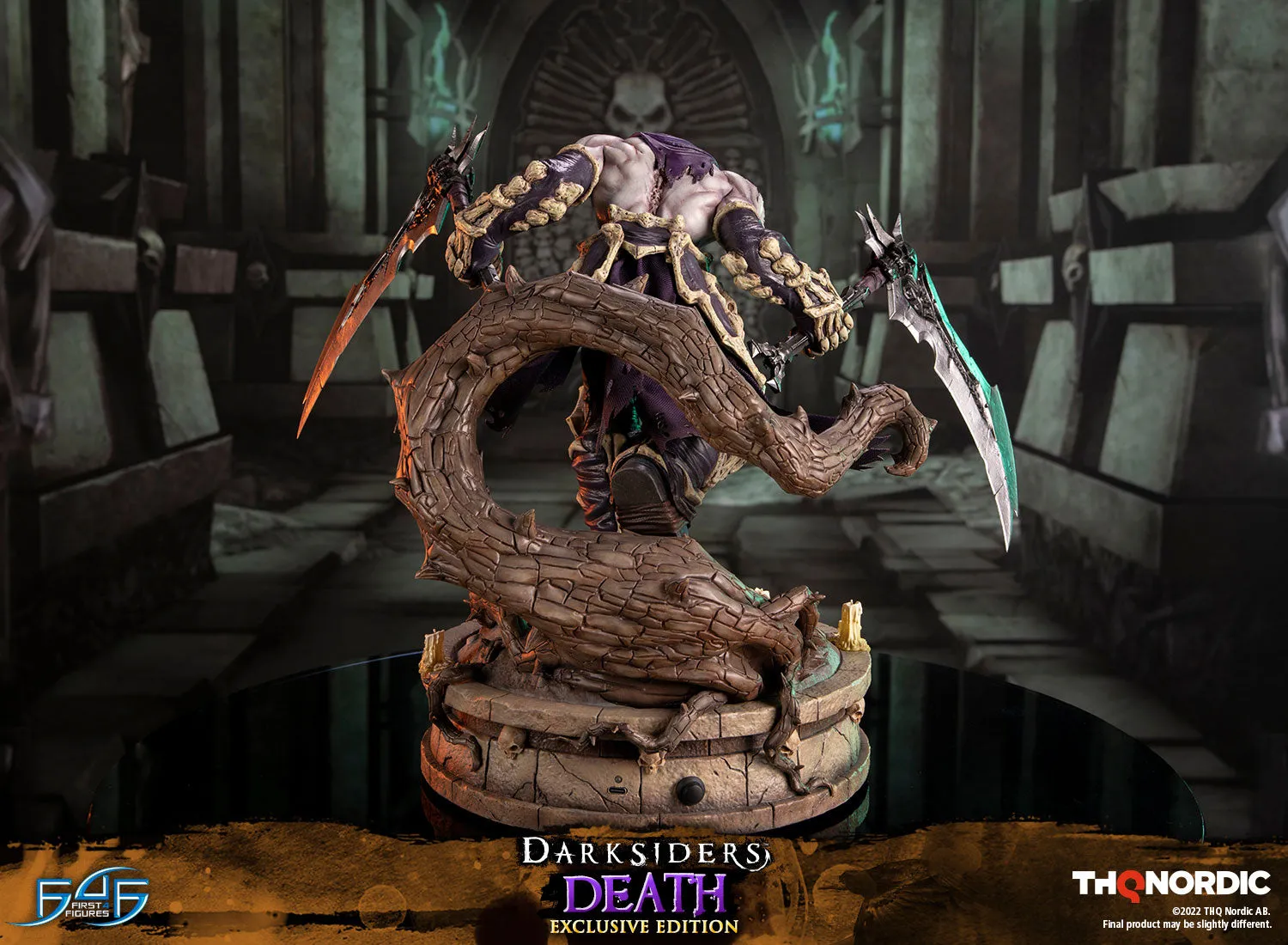 First 4 Figures Darksiders Death statueta Exclusive Edition LED