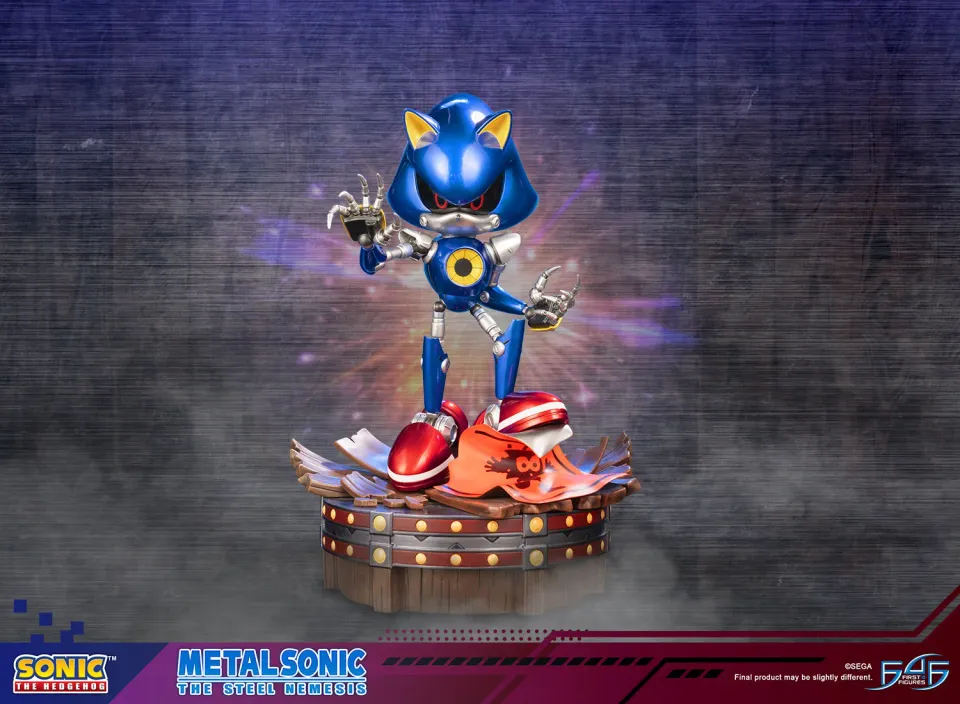 First 4 Figures Sonic Metal Sonic statueta rasina editie limitata