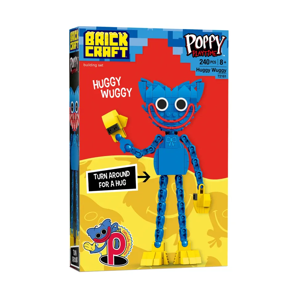 Huggy Wuggy Poppy Playtime Brickcraft set constructie cu cap rotativ