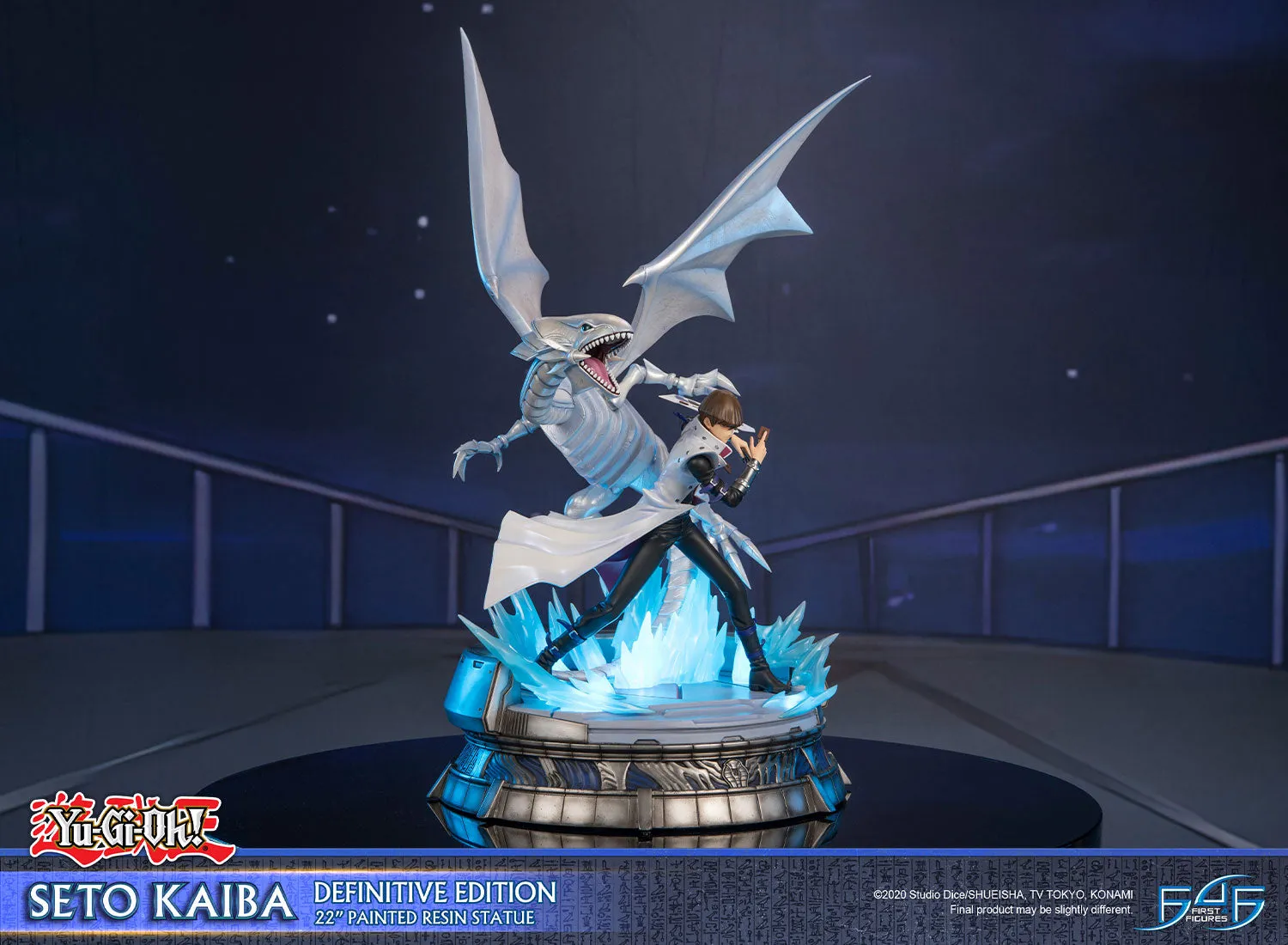 First 4 Figures Yu-Gi-Oh Seto Kaiba statuetă Definitive LED