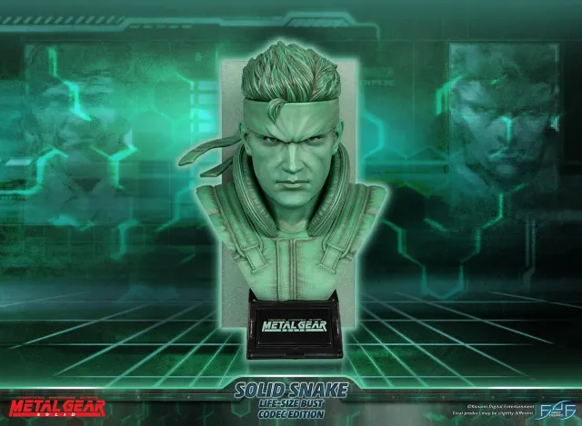 First 4 Figures Metal Gear Solid Snake bust Codec life-size
