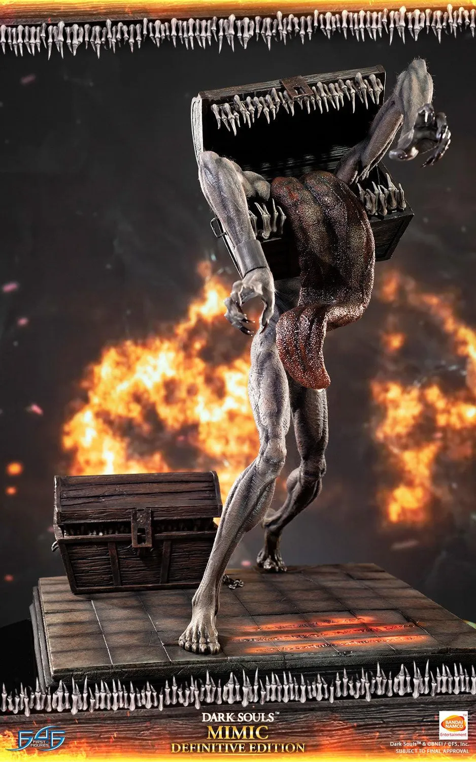 First 4 Figures Mimic Definitive statuie rășină LED