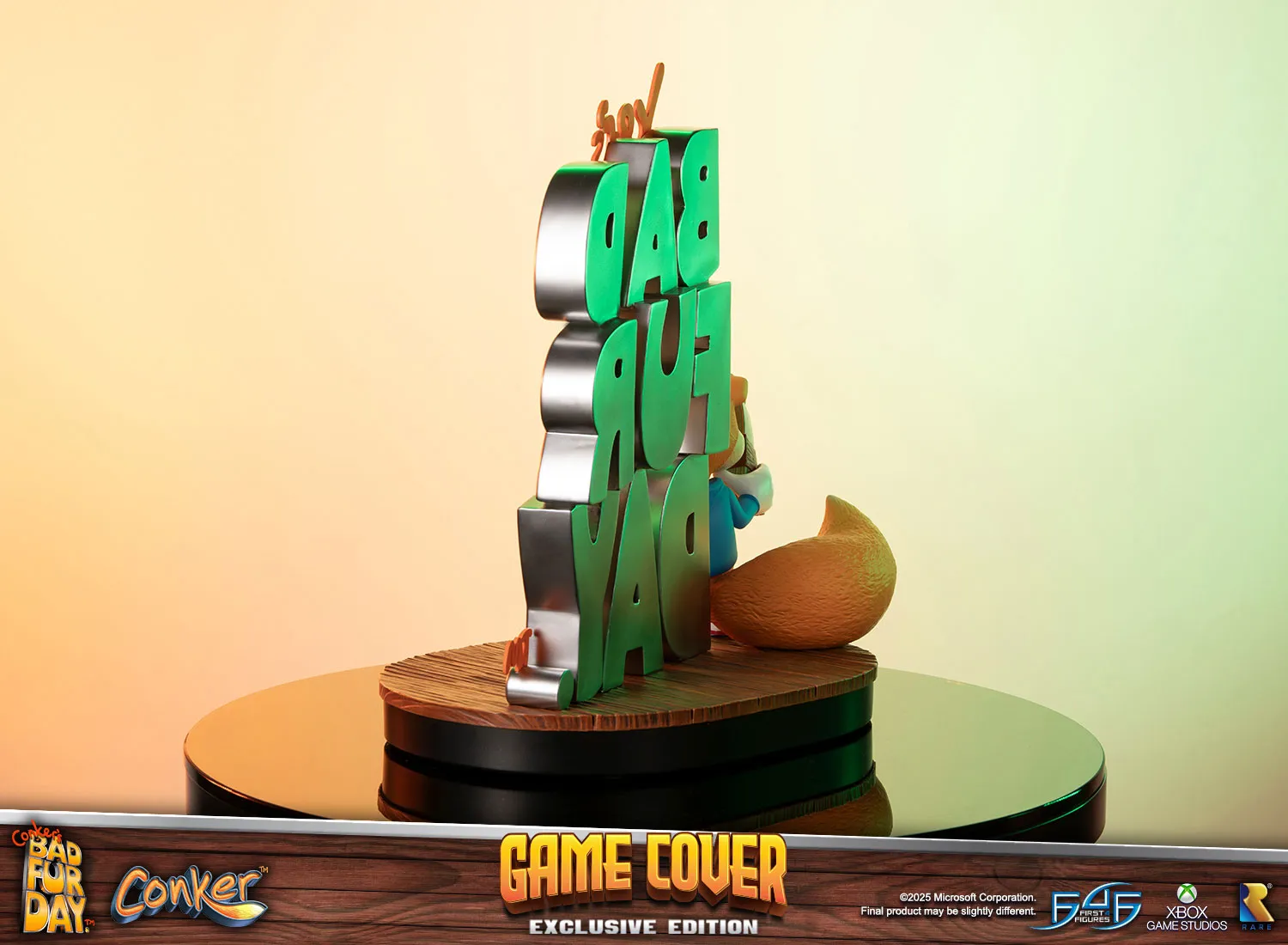 First 4 Figures Conker Game Cover statueta rasina Exclusive