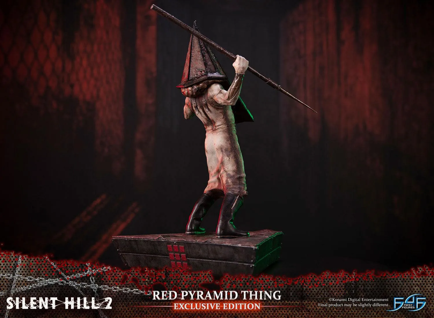 First 4 Figures Silent Hill 2 Red Pyramid Thing statuetă Exclusive