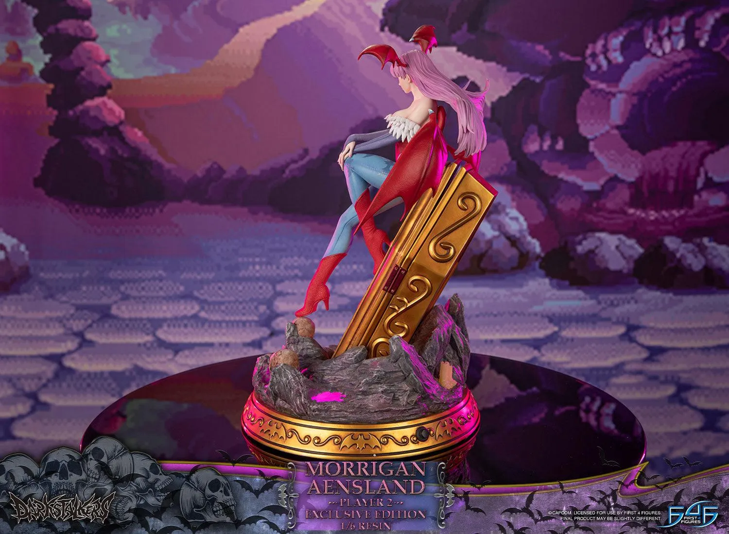 First 4 Figures Darkstalkers Morrigan statuetă rășină Player 2