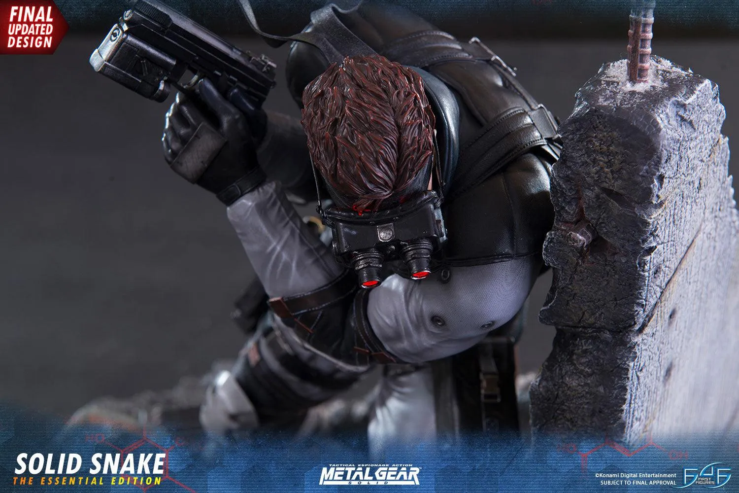 First 4 Figures Metal Gear Solid Snake statueta Essential Edition