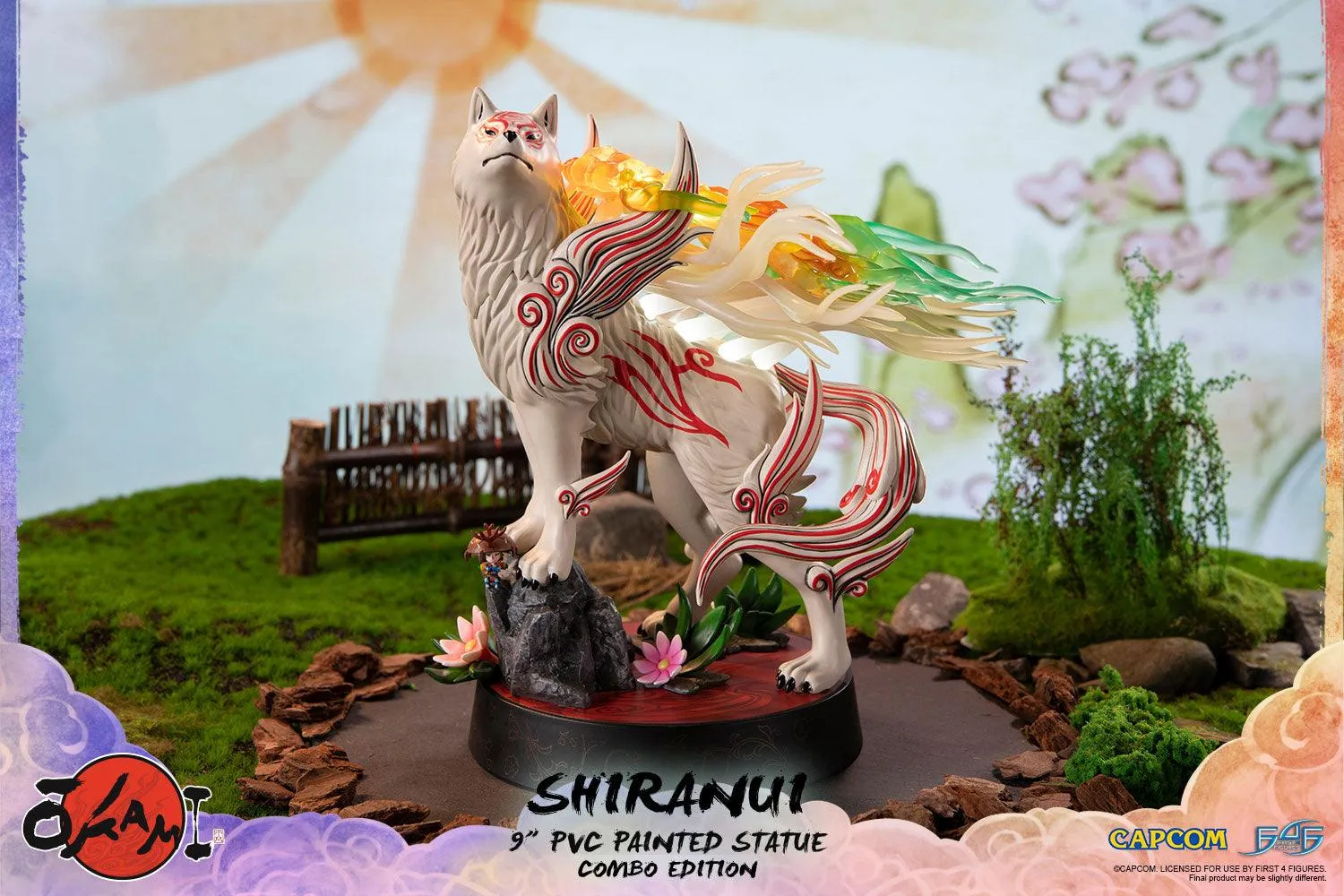 First 4 Figures Okami Shiranui statueta PVC Combo Edition