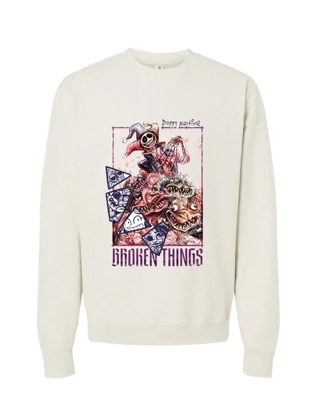 Huggy Wuggy Poppy Playtime Broken Things bluza S-3XL