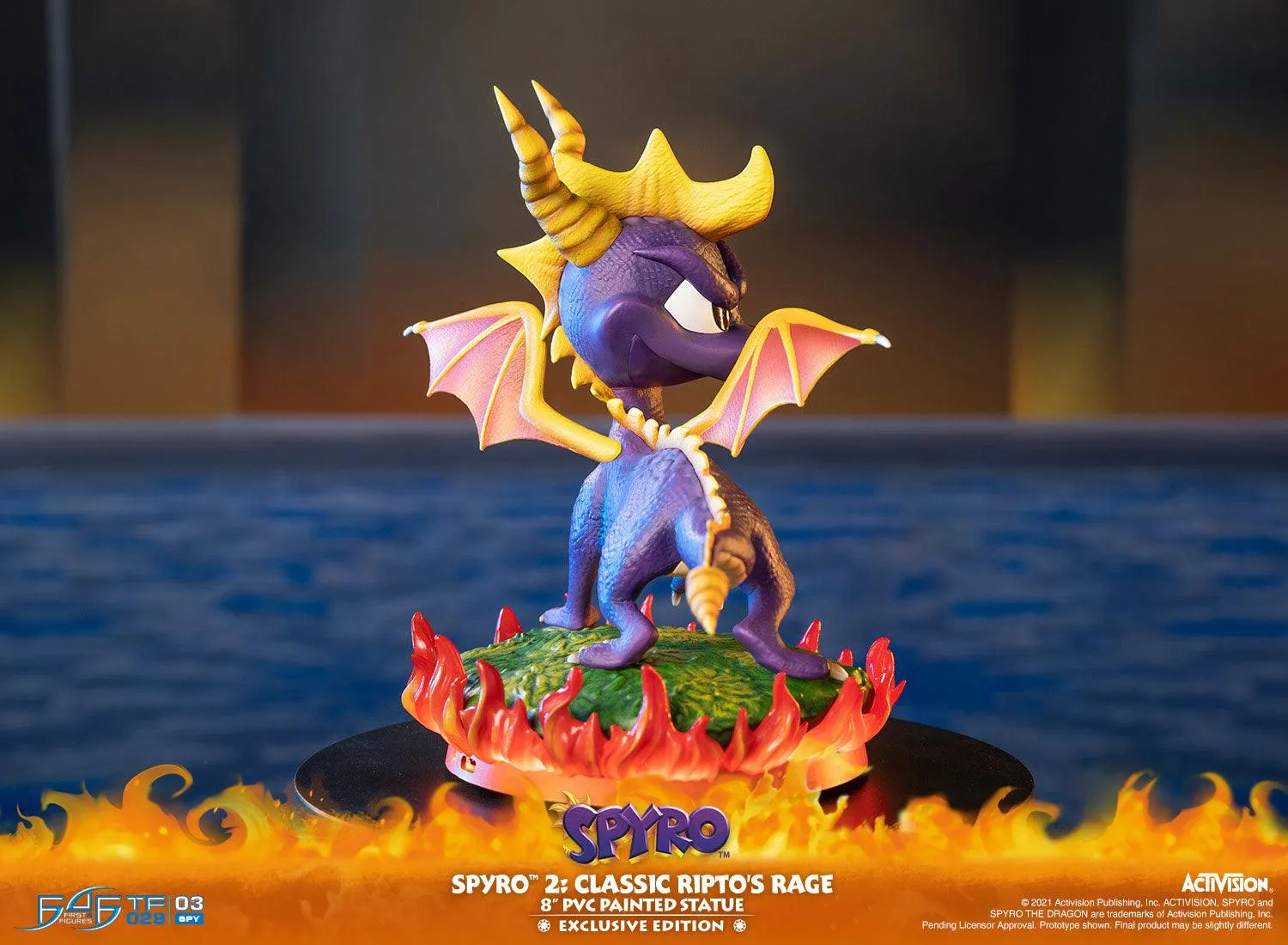 First 4 Figures Spyro 2 Classic Ripto's Rage statuetă Exclusive