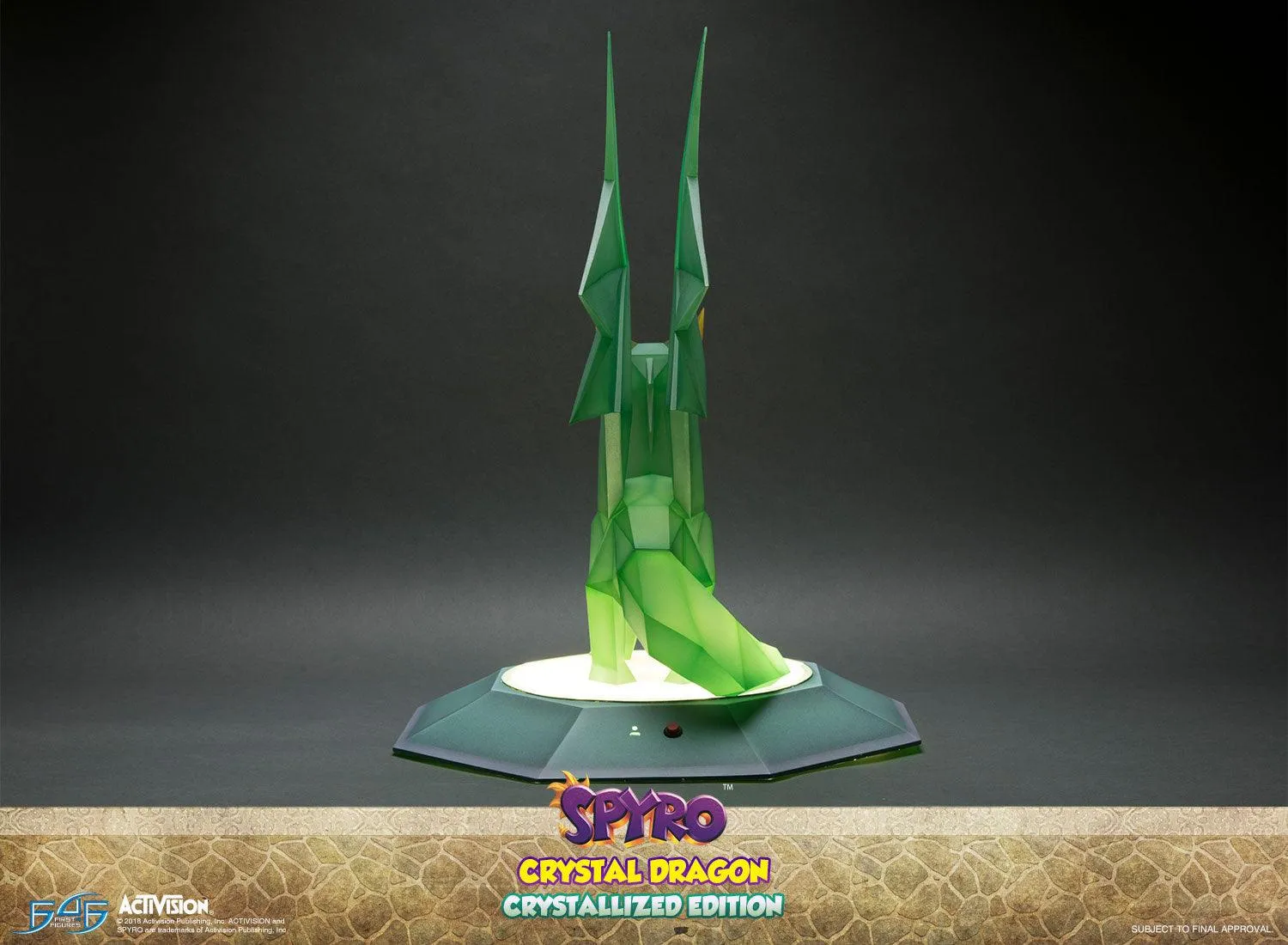 First 4 Figures Spyro Crystal Dragon statueta Crystallized