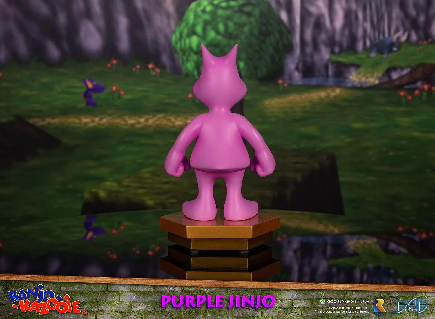 First 4 Figures Banjo-Kazooie Purple Jinjo statuetă mov 23,1 cm