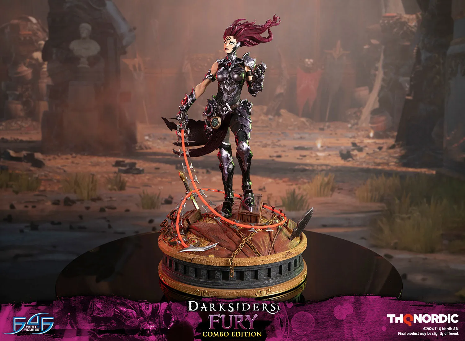 First 4 Figures Darksiders Fury statueta Combo LED 45cm