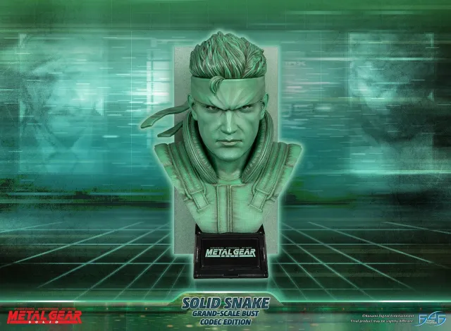 First 4 Figures Metal Gear Solid Snake Codec bust rășină