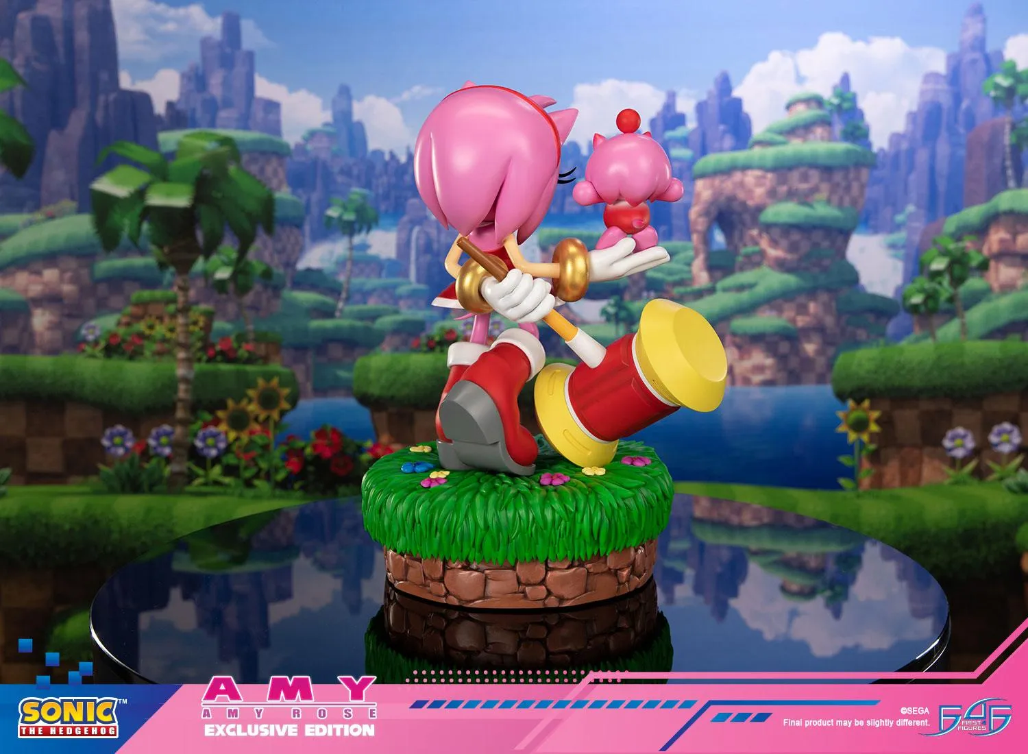 First 4 Figures Sonic Amy statuetă rășină Exclusive Chao