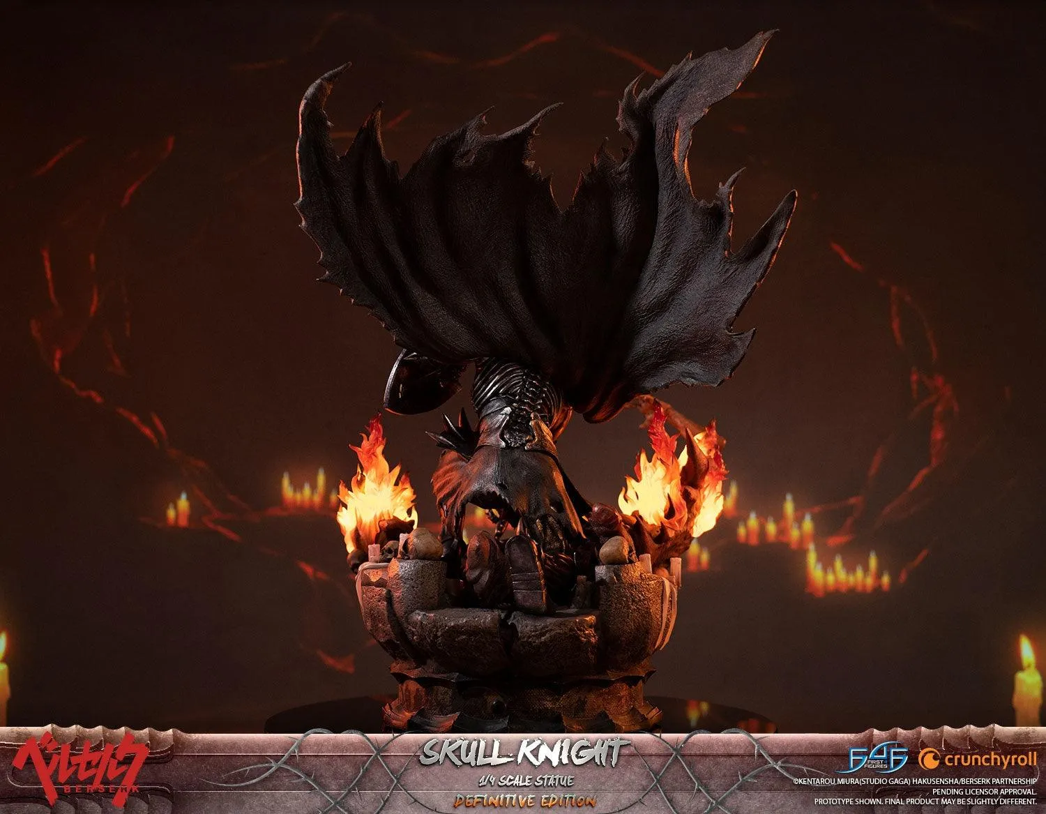 First 4 Figures Berserk Skull Knight Definitive statuetă LED