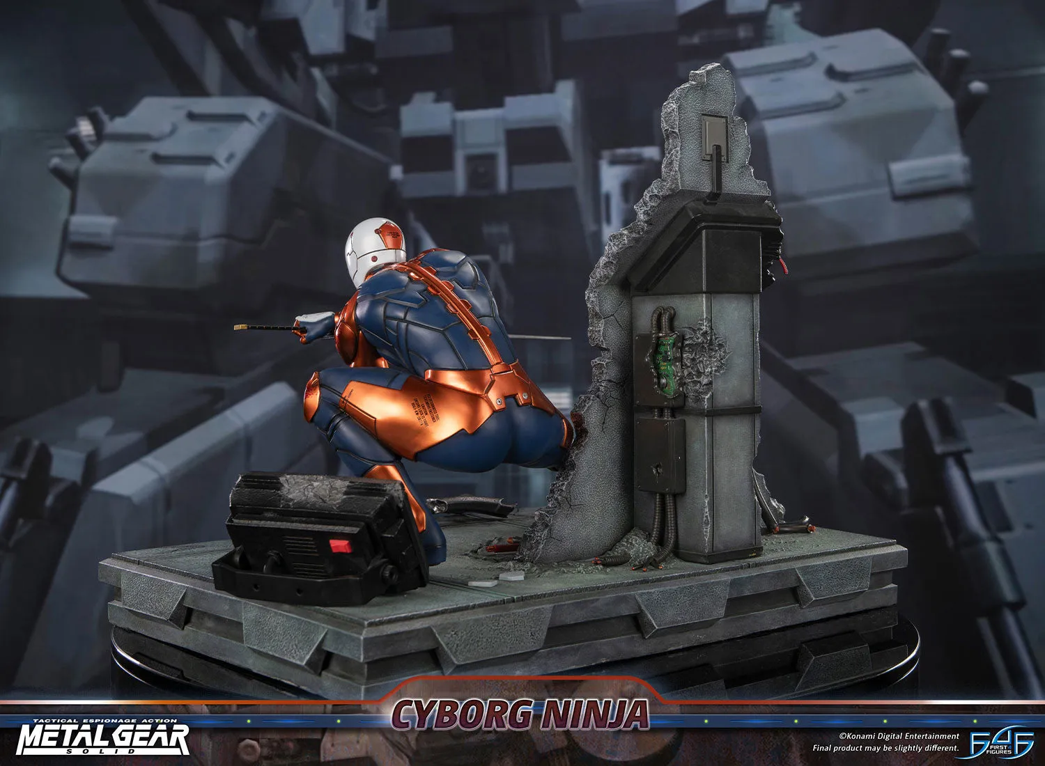 First 4 Figures Metal Gear Cyborg Ninja statuetă Gray Fox