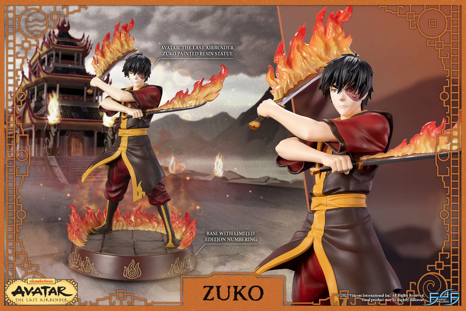 First 4 Figures Avatar Zuko statuetă rasina 32 cm