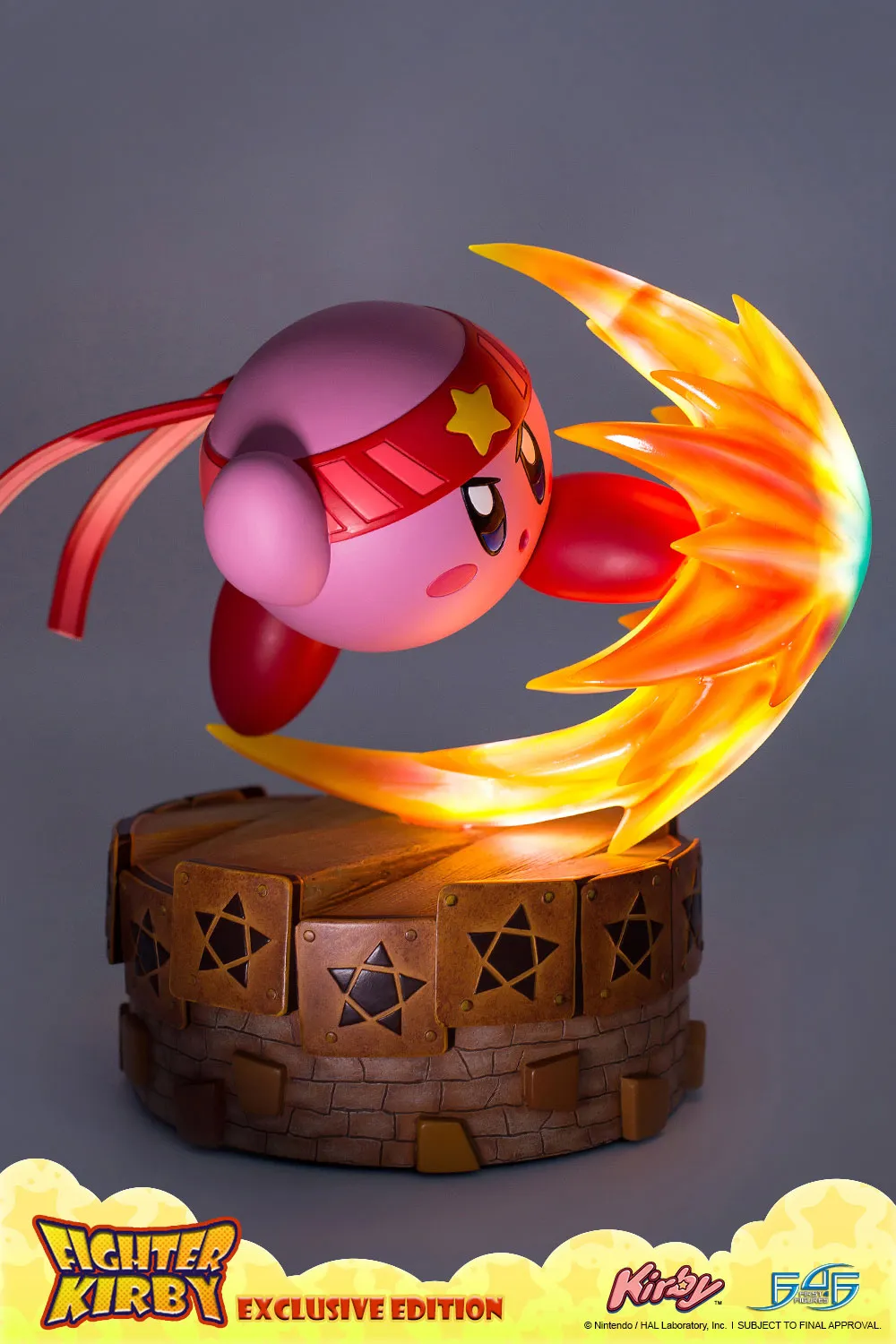 First 4 Figures Kirby Fighter Kirby statueta Exclusive LED